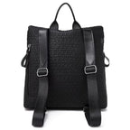 Mochila Feminina Preta Modelo Foxer Aura Black