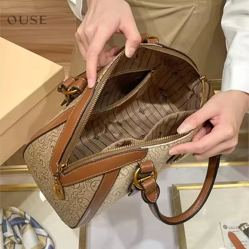 Bolsa Feminina Siena Beige — Sofisticação e Luxo que Transformam Qualquer Look