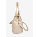 Bolsa Feminina Ombro De Couro Modelo Verona Beig