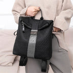 Mochila Feminina Preta Modelo Foxer Aura Black