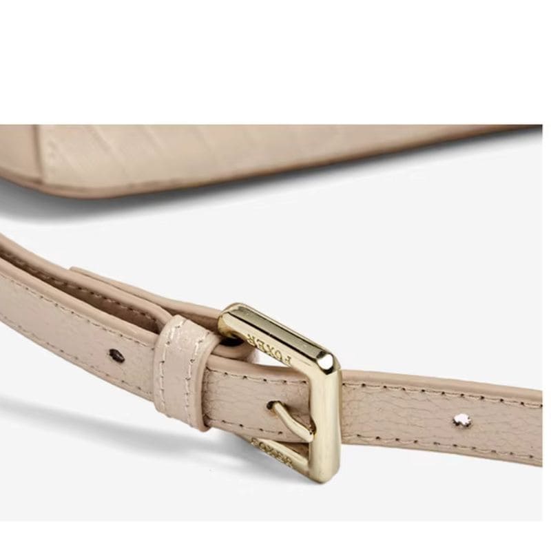 Bolsa Feminina Ombro De Couro Modelo Verona Beig