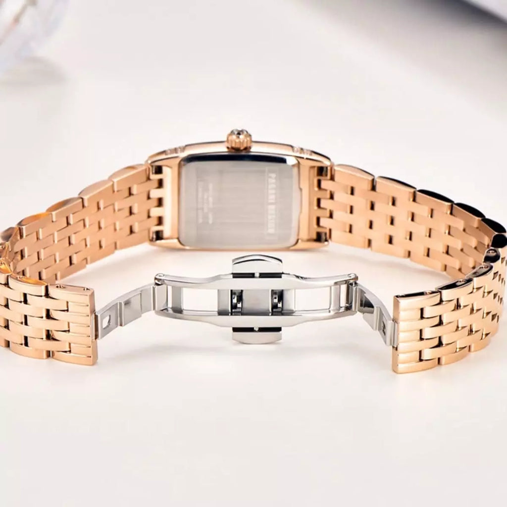Relógio Feminino Pagani Design Diamond Gold