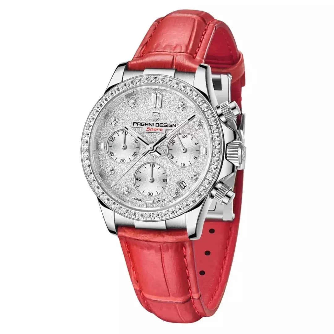 Relógio Feminino Pagani Design Seraphine Red