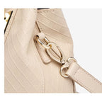 Bolsa Feminina Ombro De Couro Modelo Verona Beig
