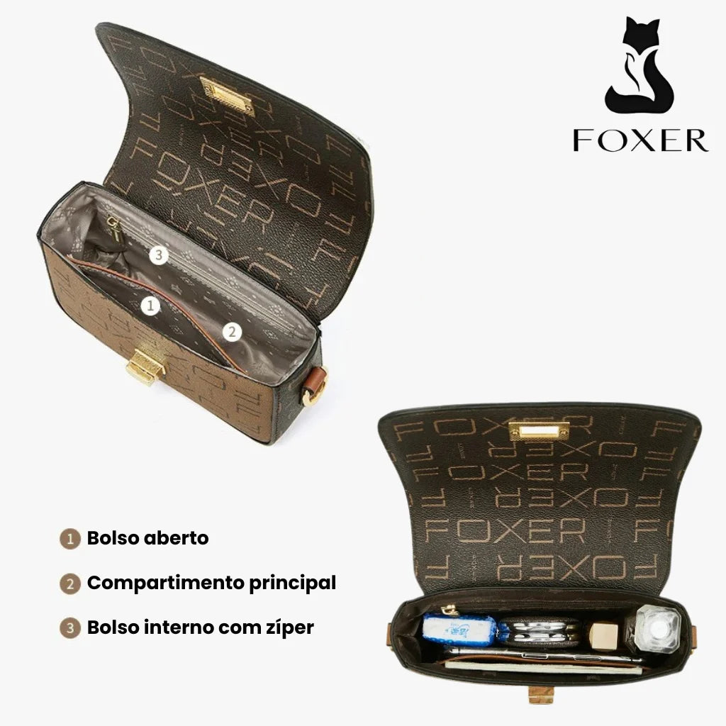 Bolsa Feminina Tranversal Modelo Foxer Marvelle
