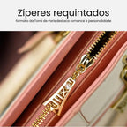 Bolsa Feminina Transversal De Couro Modelo Prestige Cabas Black