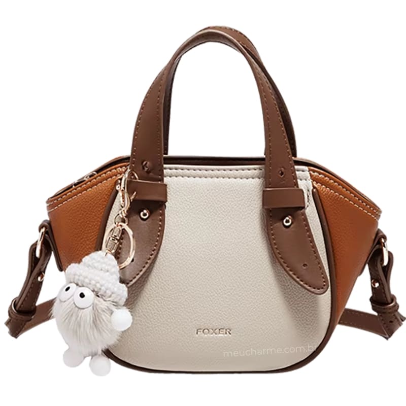 bolsa feminina pequena de couro