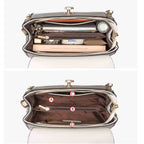 Bolsa Feminina Transversal Modelo Célinea Brown