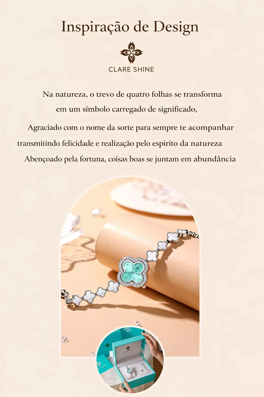 Relógio Feminino  Modelo Shine Royale Silver