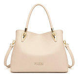 Bolsa Feminina Ombro De Couro Modelo Verona Beig