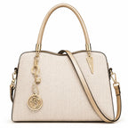 Bolsa Feminina Transversal De Couro Refinado Modelo Bella Rosê