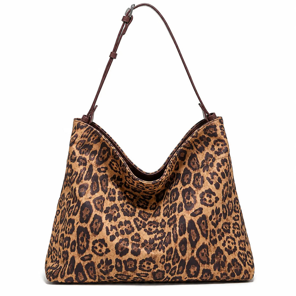 Bolsa Feminina Grande Modelo Foxer Sauvage Leopard