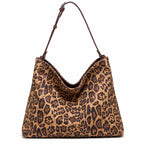 Bolsa Feminina Grande Modelo Foxer Sauvage Leopard