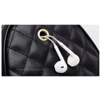 Bolsa  Feminina De Couro Modelo Jolie Black