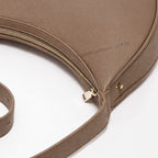 Bolsa Feminina  Ombro De Couro Genuíno  Modelo Lunéra Brown