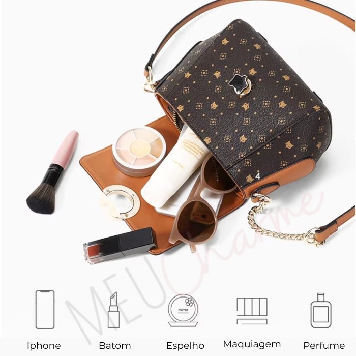 Bolsa Feminina Transversal Modelo Foxer Velin