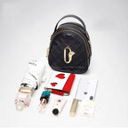 Bolsa  Feminina De Couro Modelo Jolie Black