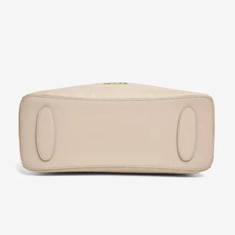 Bolsa Feminina Ombro De Couro Modelo Verona Beig