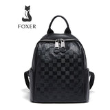 Mochila Feminina De Couro Modelo Spine Black