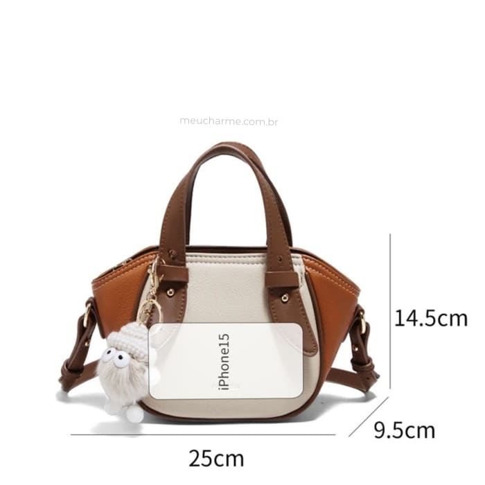 bolsa feminina transversal pequena -Foxer Verona Whit-1.2