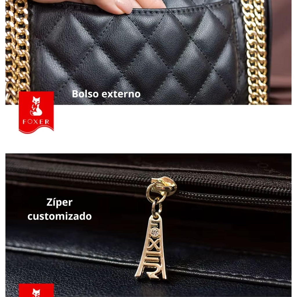 Bolsa Feminina Transversal  Modelo Foxer Bella Treluxe