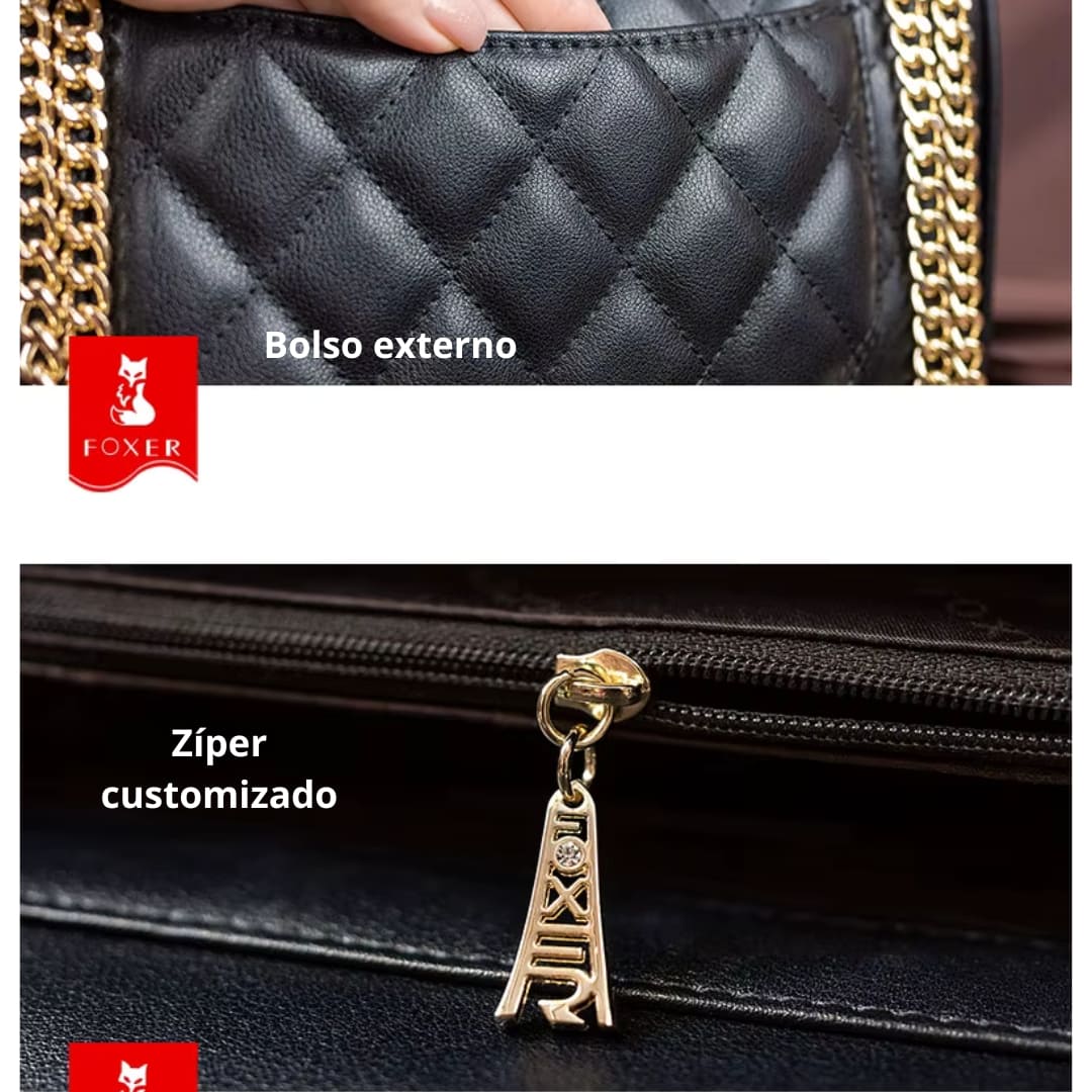 Bolsa Feminina Transversal  Modelo Foxer Bella Treluxe