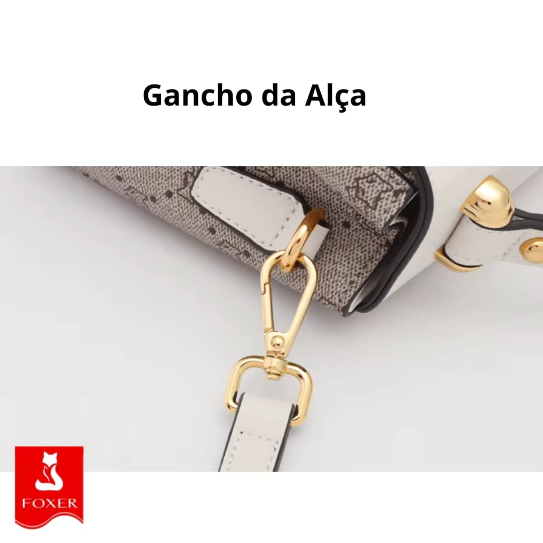 Bolsa Feminina Transversal Modelo Célinea Gray