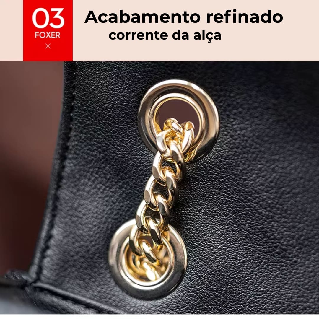 Bolsa Feminina Transversal  Modelo Foxer Bella Treluxe