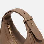 Bolsa Feminina  Ombro De Couro Genuíno  Modelo Lunéra Brown