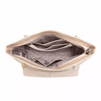 Bolsa Feminina Grande De Couro Modelo Foxer Majesté Rosé