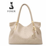 Bolsa feminina Grande De Couro Refinado Modelo Saint Germain