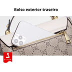 Bolsa Feminina Transversal Modelo Célinea Gray