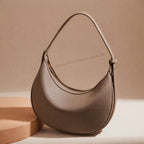 bolsa feminina pequena de couro Lunéra Brown 2