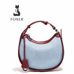 bolsa feminina transversal  pequena jeans luxe 2.4