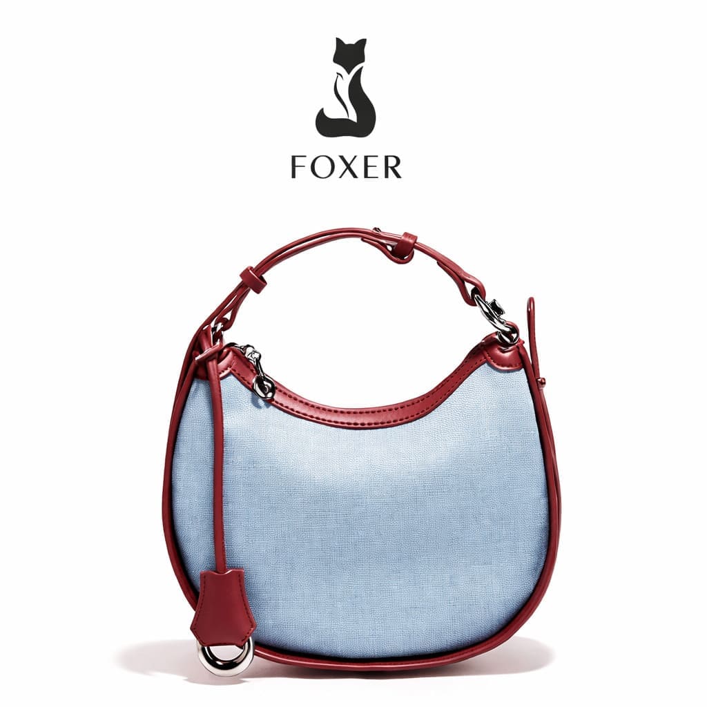 bolsa feminina transversal  pequena jeans luxe