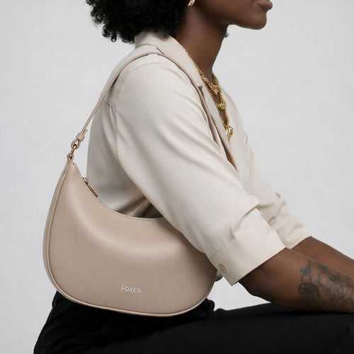 bolsa feminina de ombro  Lunéra Beige