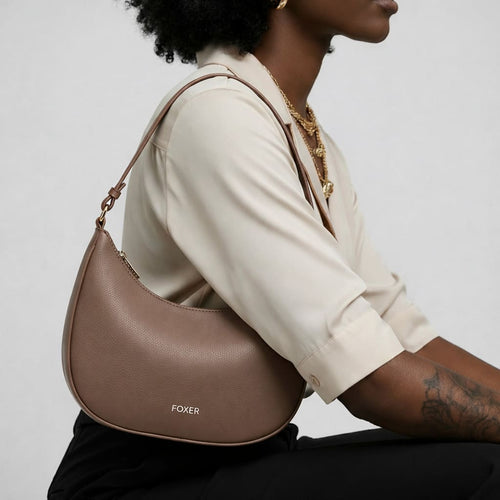 bolsa feminina de ombro Lunéra Brown