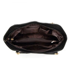 compartimentos interno da bolsa Foxer Majesté Black 