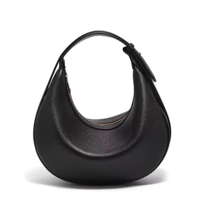 Bolsa Feminina FOXER de Ombro em Couro Legítimo – Modelo Lunéra Black