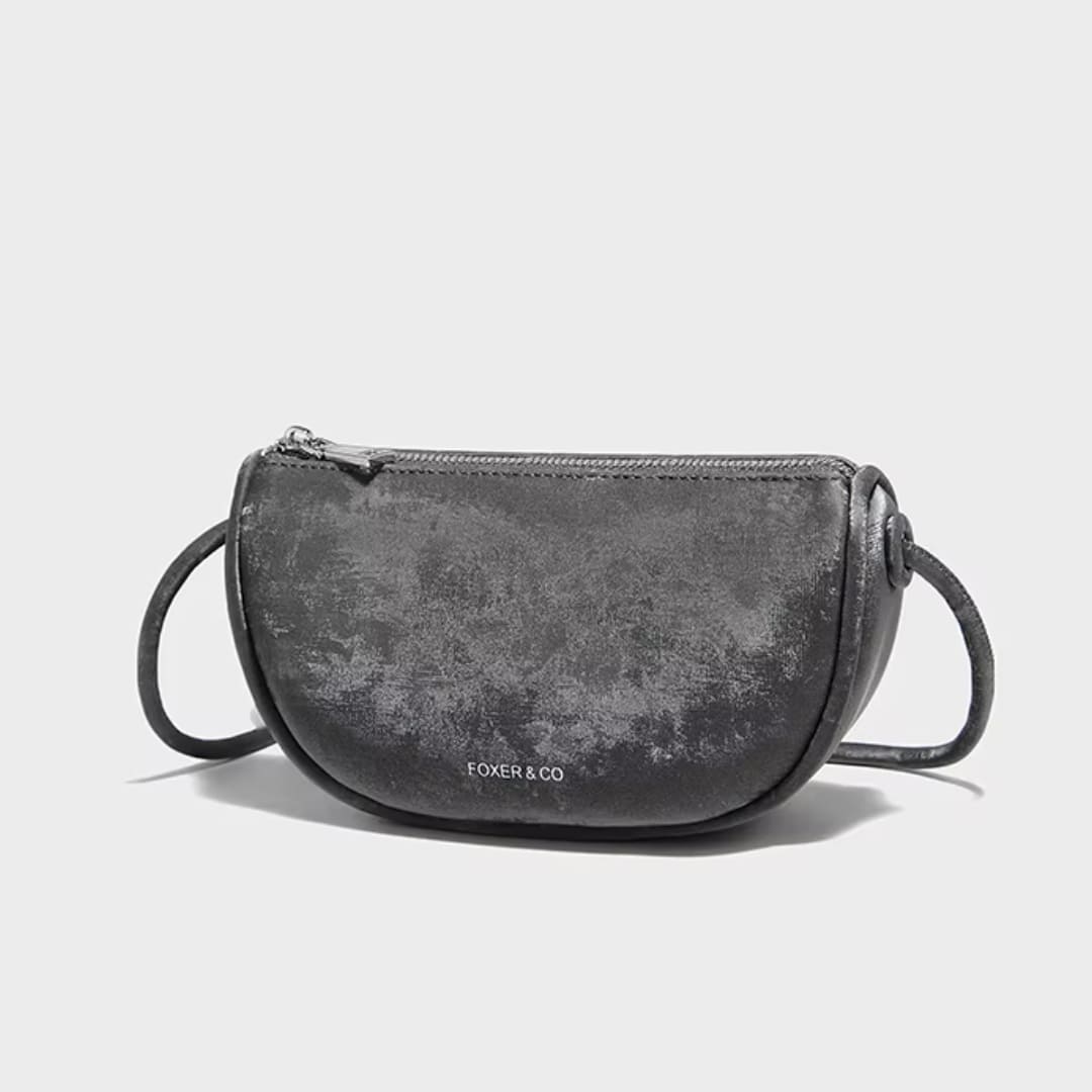 bolsa feminina pequena de couro refinado Foxer Vérena