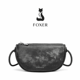 Bolsa Feminina Transversal  De Couro Refinado  Modelo Foxer Vérena