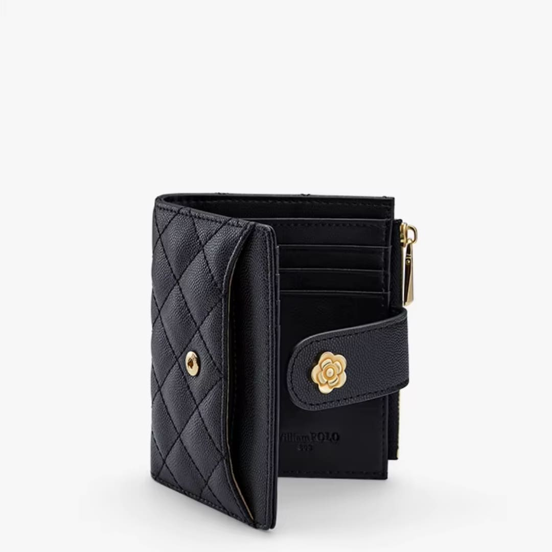 Carteira Feminina De Couro Modelo Élora - Linha WilliamPolo