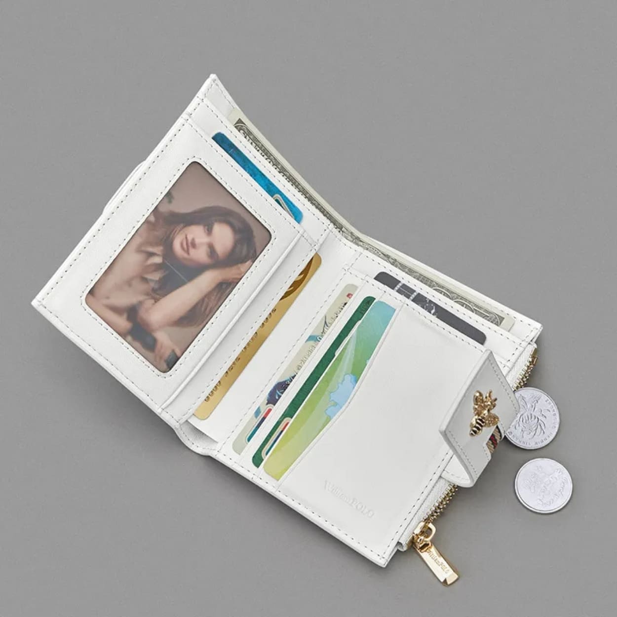 Carteira Feminina De Couro Modelo Iconic- Linha William Polo