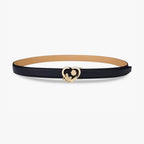 Cinto Feminino De Couro  Modelo Véline Black- Linha William Polo