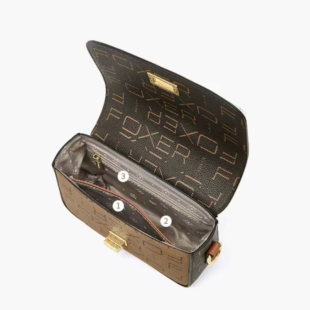 Bolsa Feminina Transversal Modelo Lady Brown