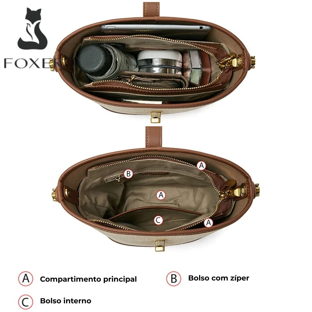 Bolsa Feminina Transversal Modelo Saint Honoré