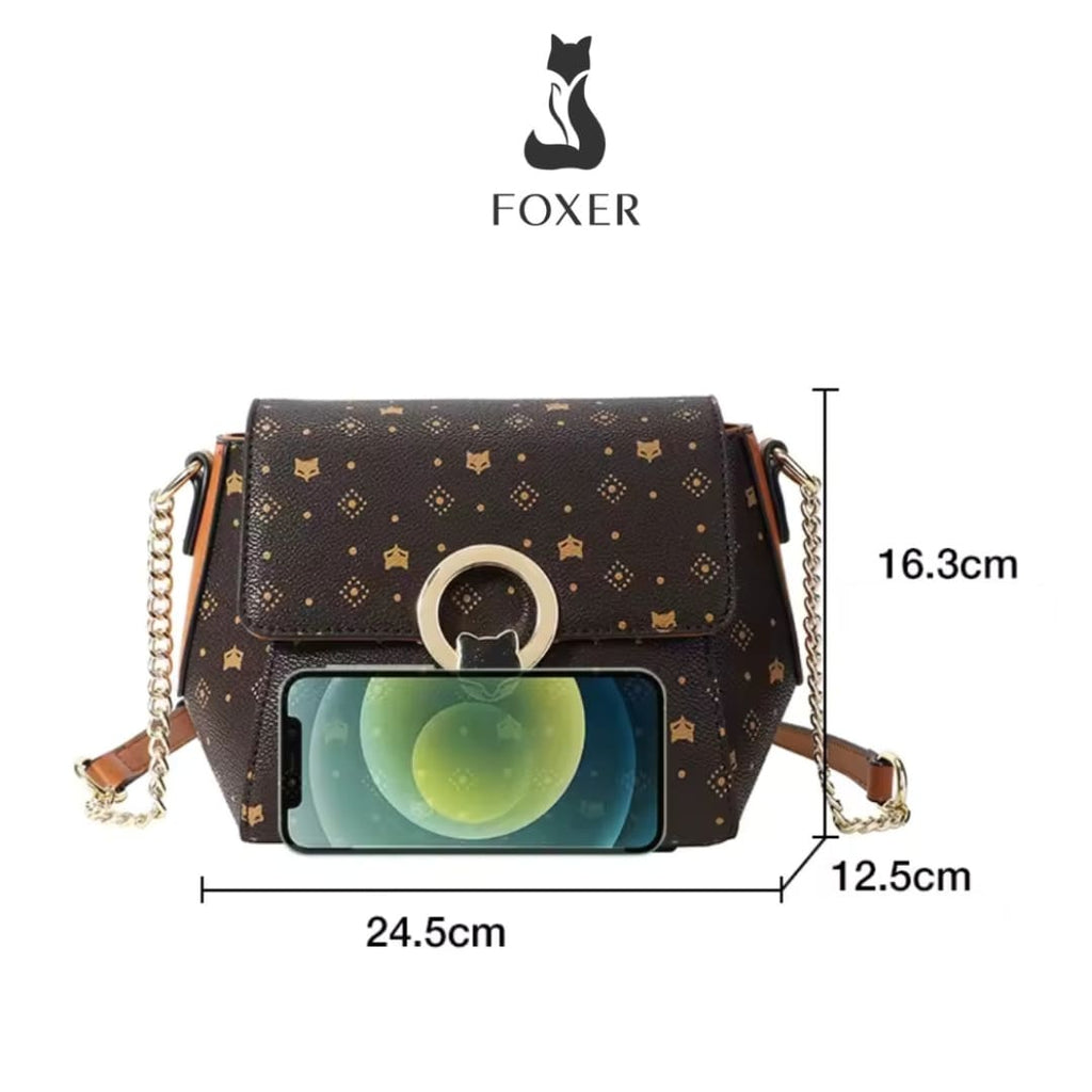 Bolsa Feminina Transversal Modelo Foxer Velin