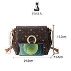 Bolsa Feminina Transversal Modelo Foxer Velin