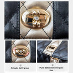 Bolsa Feminina Transversal  Modelo Foxer Bella Treluxe