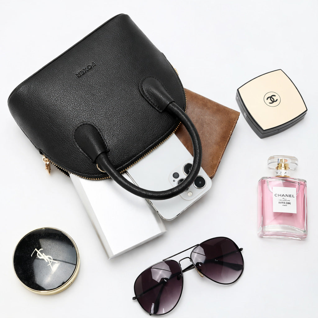Bolsa Feminina Transversal Modelo Amélie Black